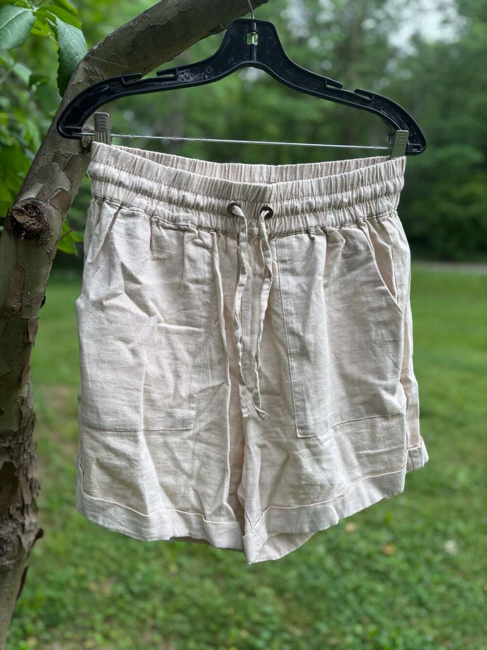 Linen Blend Shorts